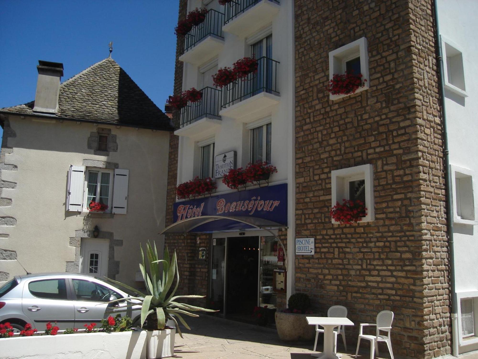 Hotel Beausejour Chaudes-Aigues Bagian luar foto